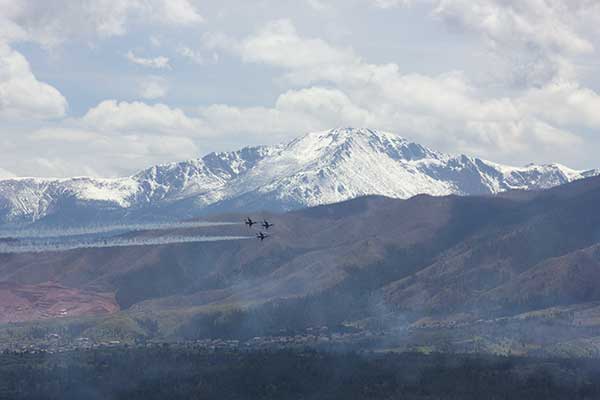 air force academy graduation flyover