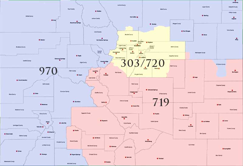 colorado area code